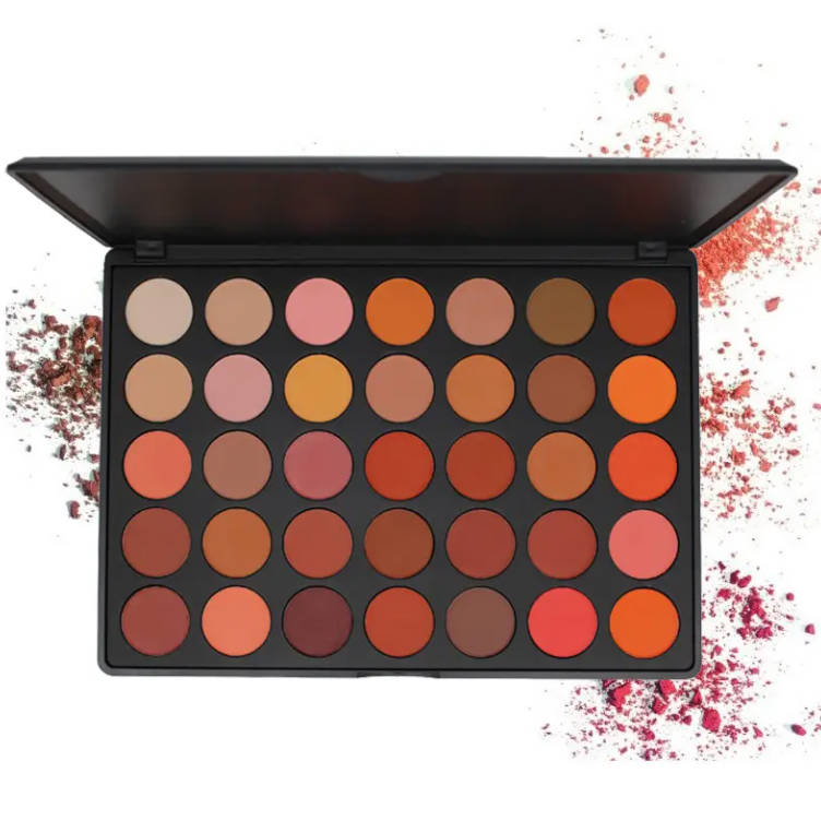 Waterproof 35 Colors Matte Private Label Eyeshadow Palette