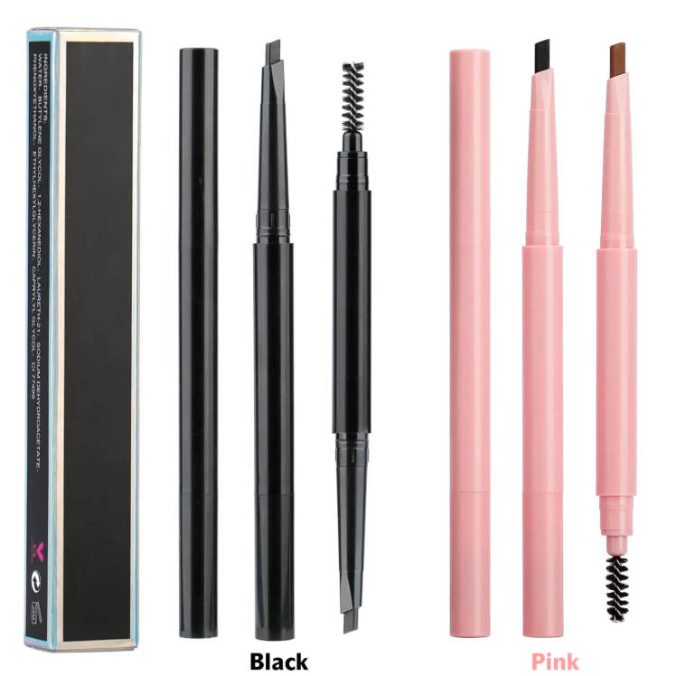 Private Label Custom Waterproof Wax 2in1 Eyebrow Pencil
