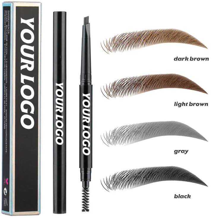 Private Label Eye Pencil Waterproof Long Lasting Eyebrow Pencil