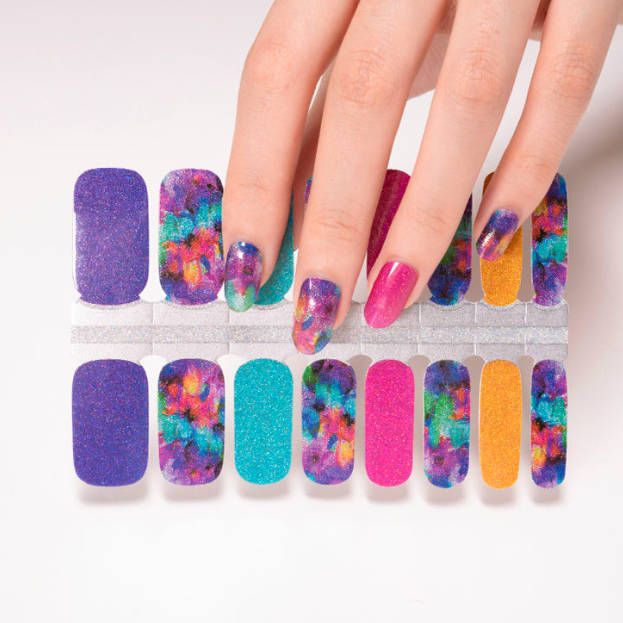 Self Adhesive Nail Art Decoration Polish Sticker Strips