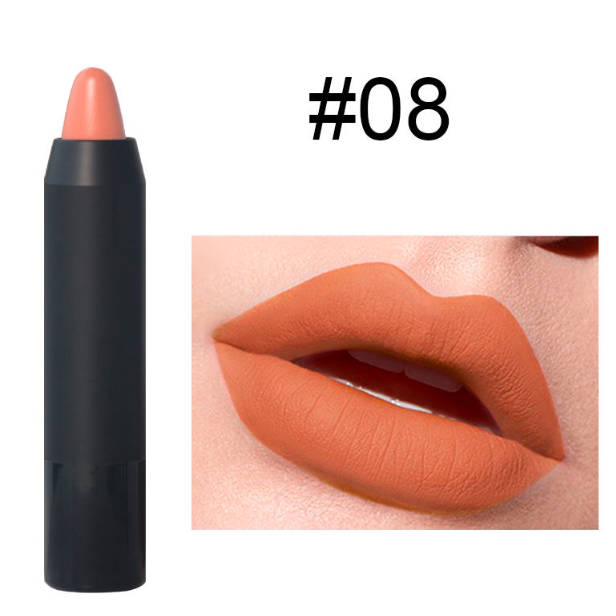 Vegan Nude Lipliner Lipstick Makeup Custom Brand Label Matte Lipstick